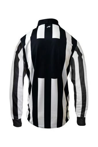 Honig's 2" Stripe Long Sleeve Jersey With Position/number Placket on Back. - Image 2