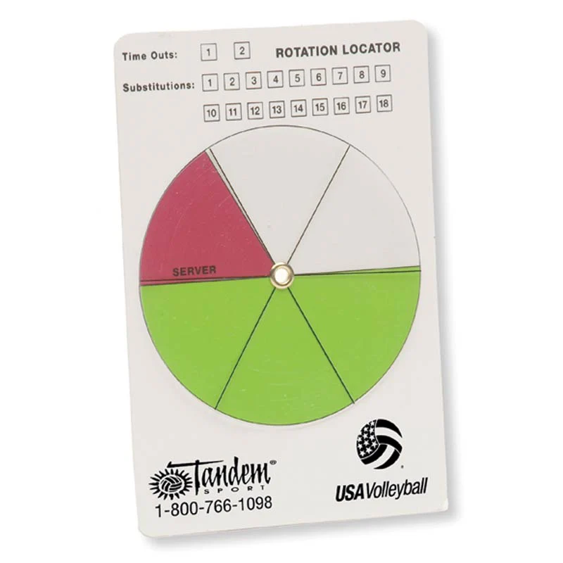Tandem Sport Volleyball Rotation Locator