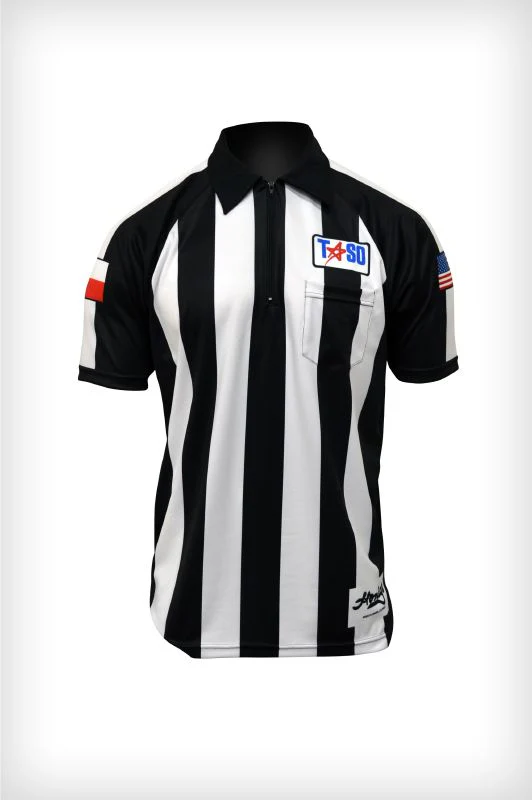 TASO 2.25" Short Sleeve Pro-Stretch Football shirt w/out placket.