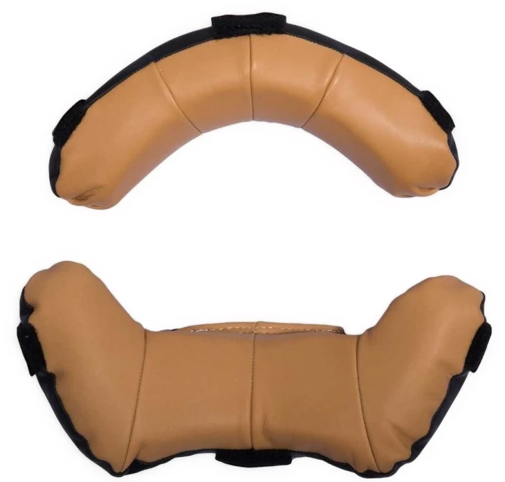 Wilson Mask Padding - Leather - Black/Tan - Image 2